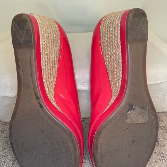 Prada Sport wedge pink patent leather size 37.5 - Picture 4 of 4
